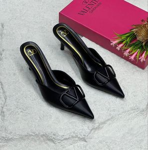 Valentino VLOGO Signature Leather Mules