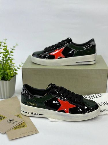 Super-Star Black & Red Sneakers 